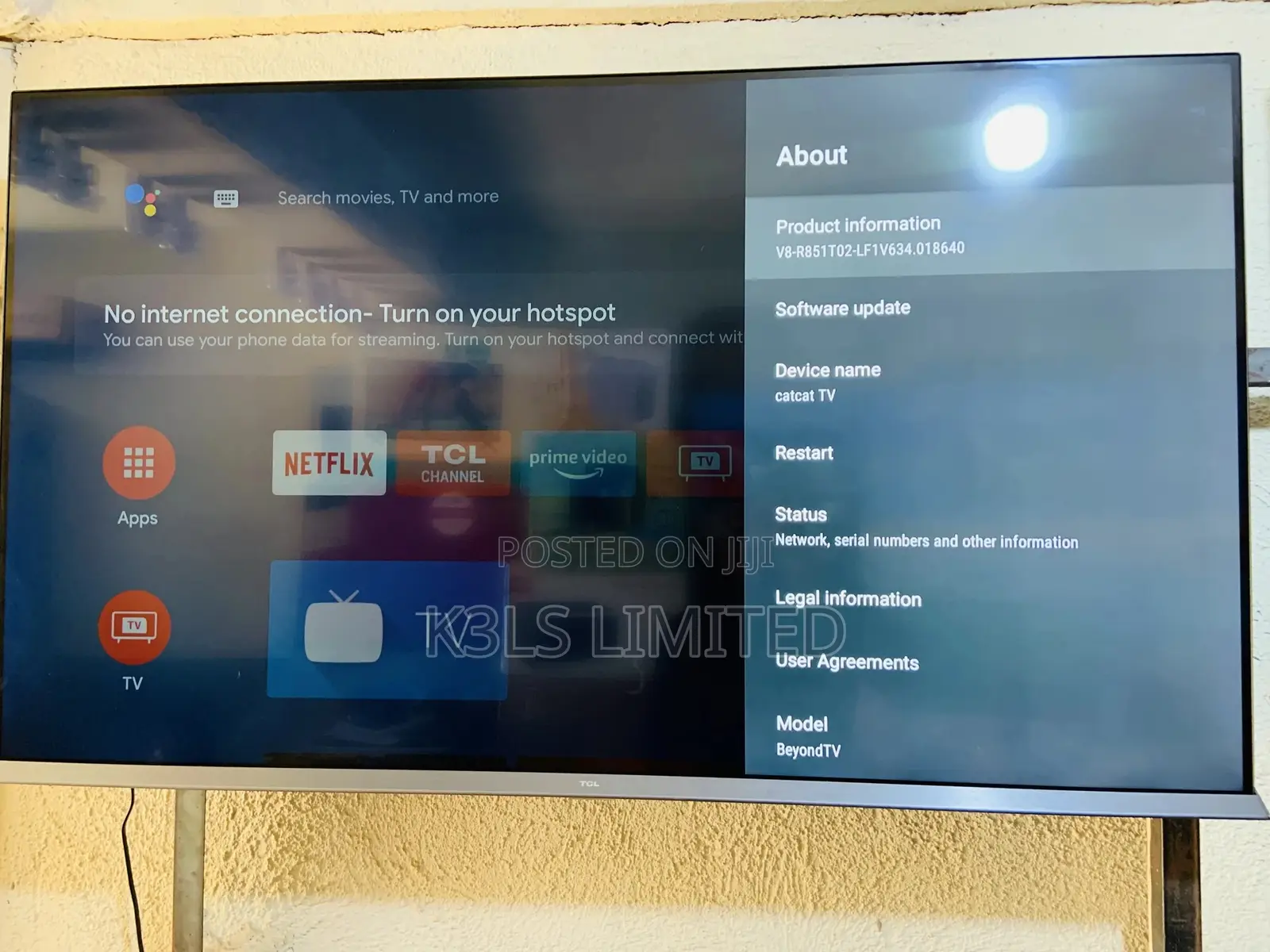 TCL 55inch Android Tv