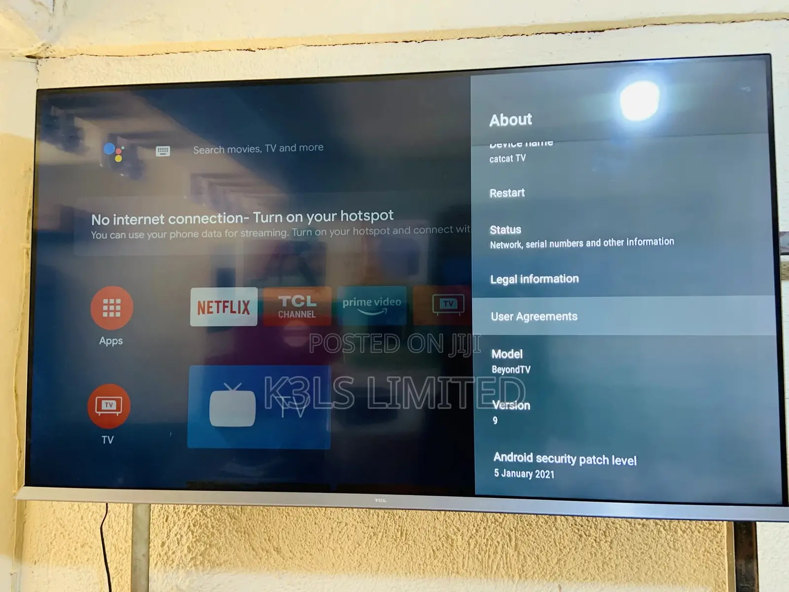 TCL 55inch Android Tv