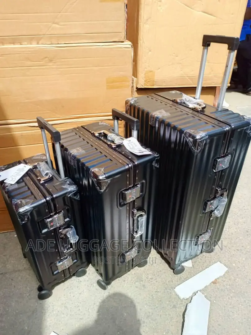 Aluminum Metal Trolling 3in1 Luggage .