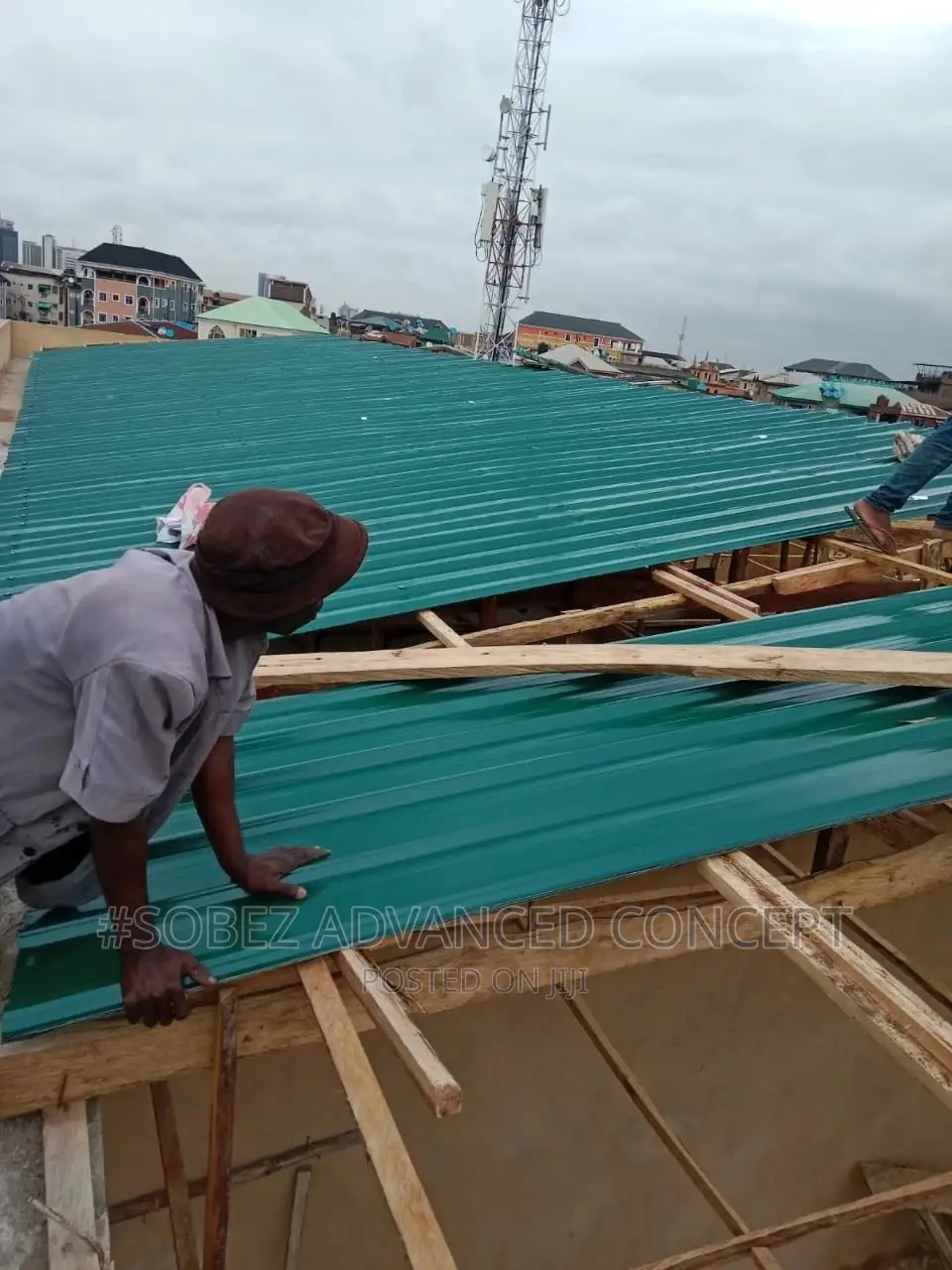 Green Colour Longspan Aluminum Roofing