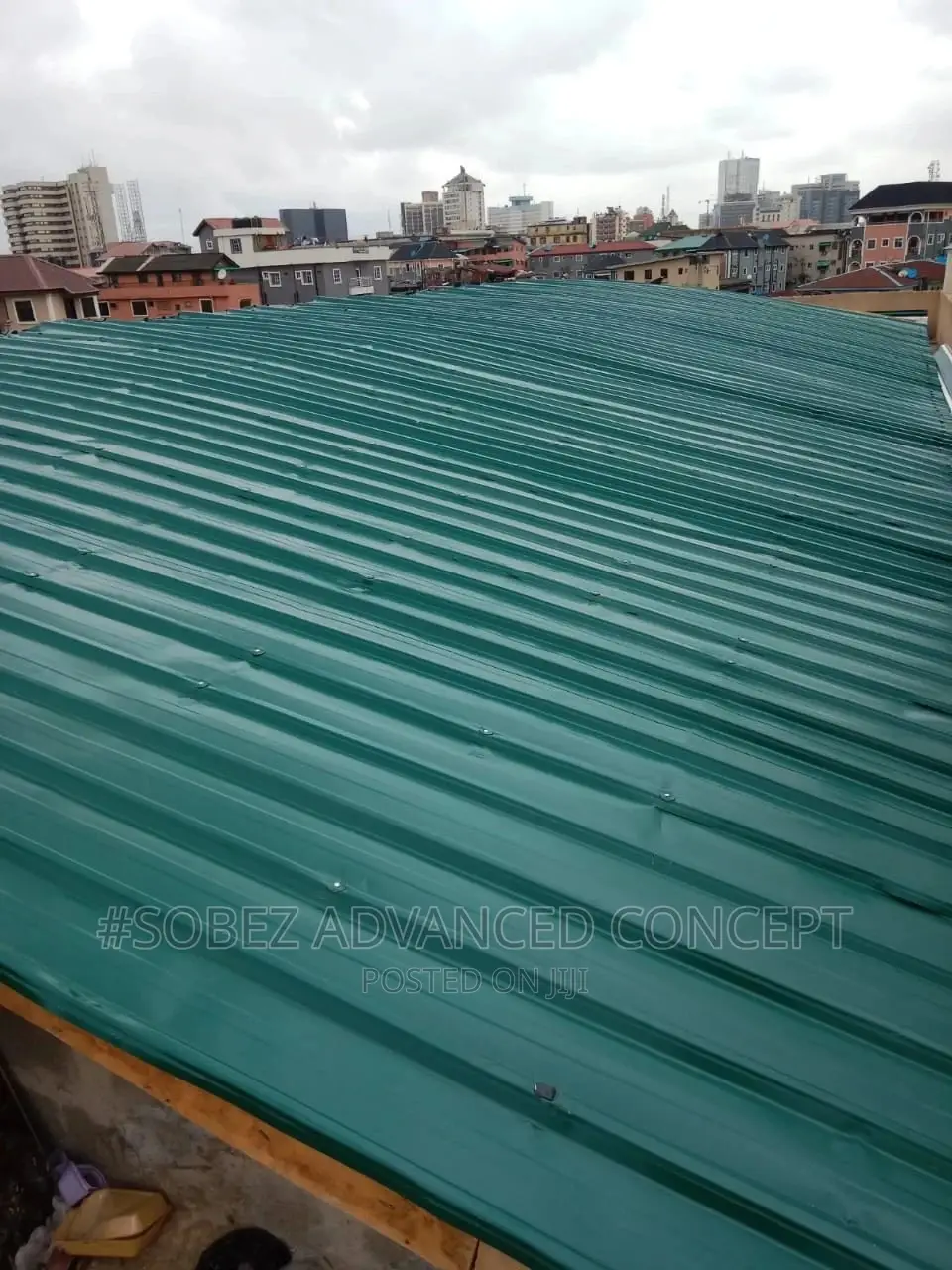Green Colour Longspan Aluminum Roofing