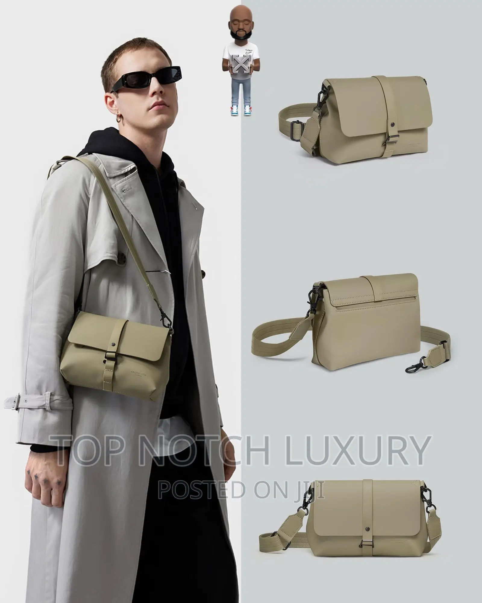 Original All Gaston Luga Bags Luxury Cross Bag Unisex