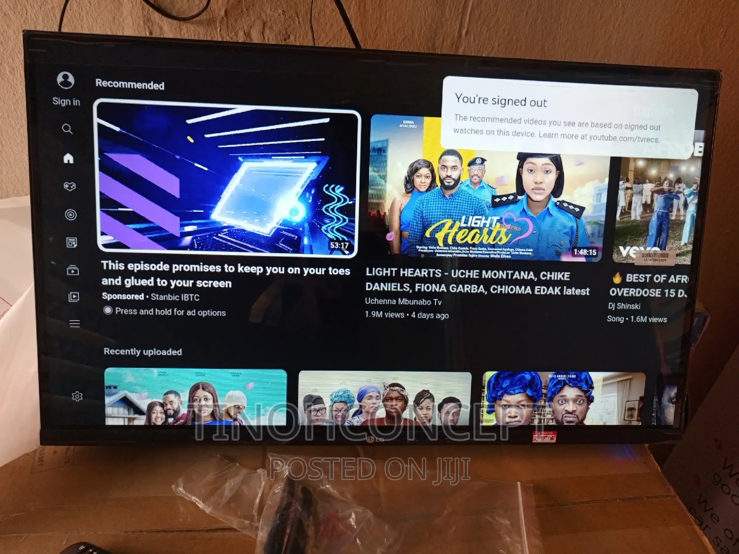 LG Smart TV 32 Inches Frameless