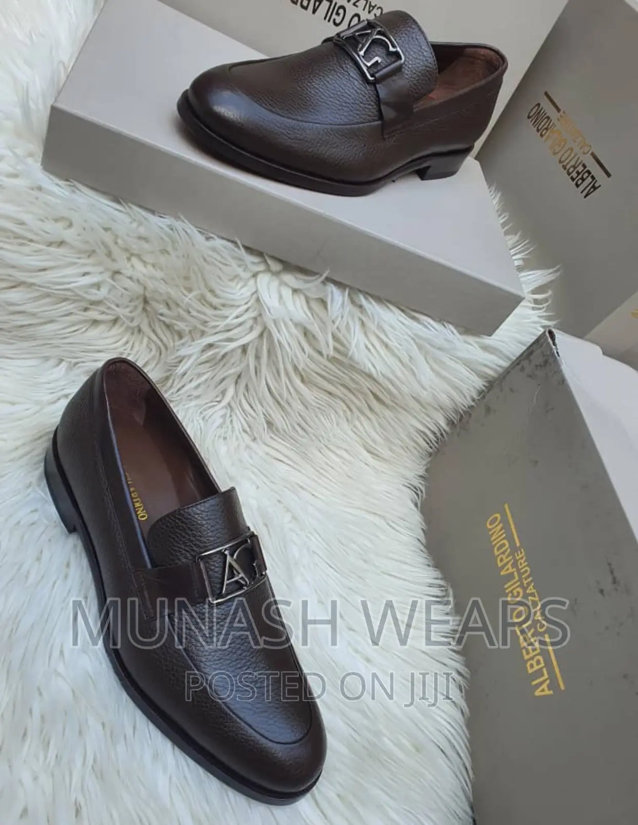 Pure Italian Leather Alberto Shoe