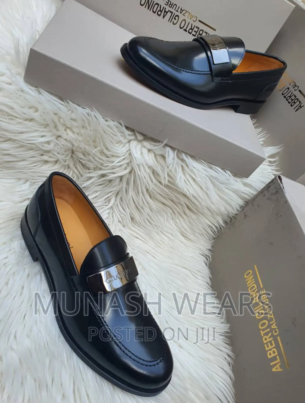 Pure Italian Leather Alberto Shoe