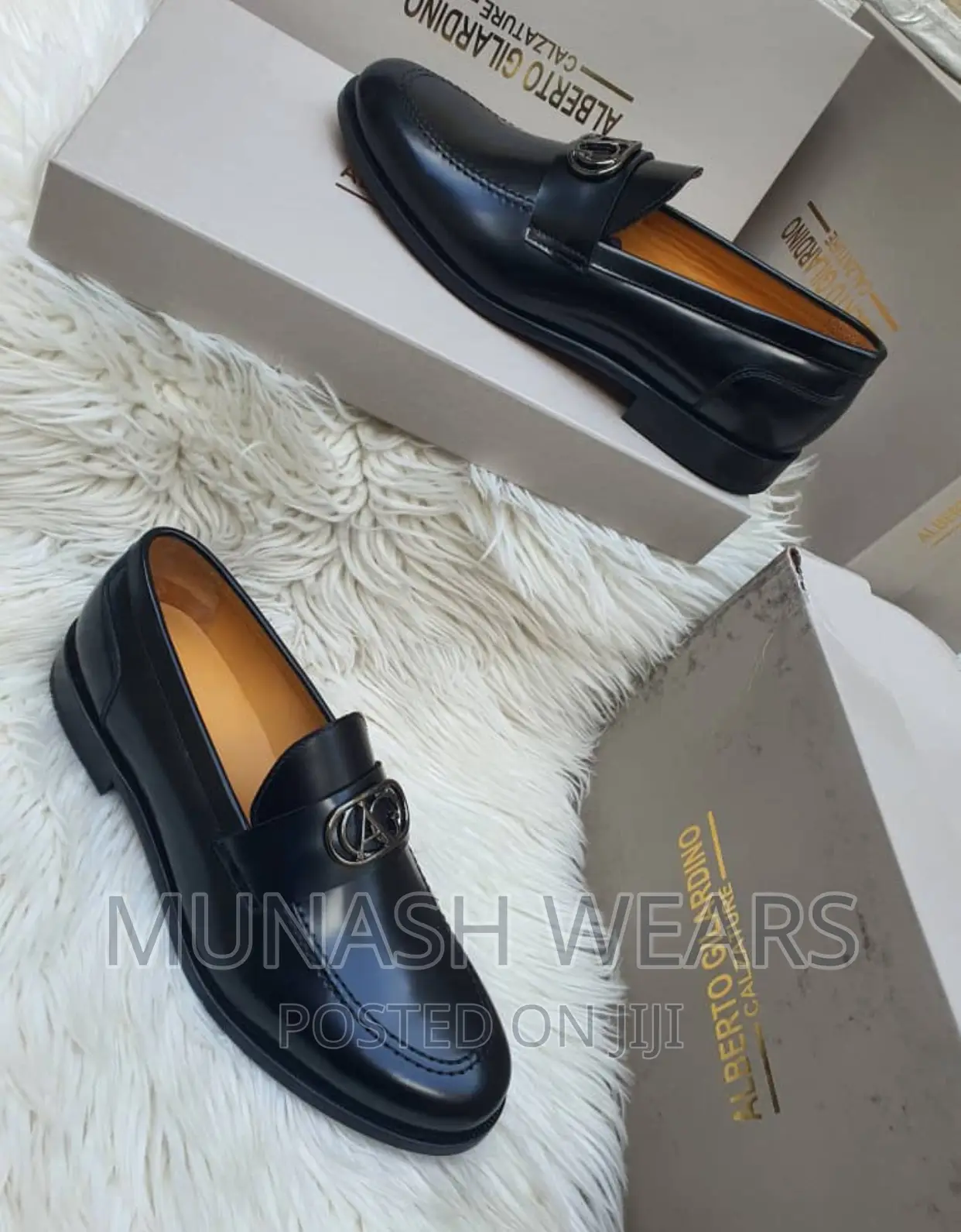 Pure Italian Leather Alberto Shoe