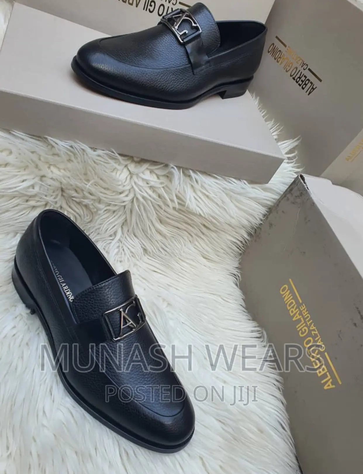 Pure Italian Leather Alberto Shoe