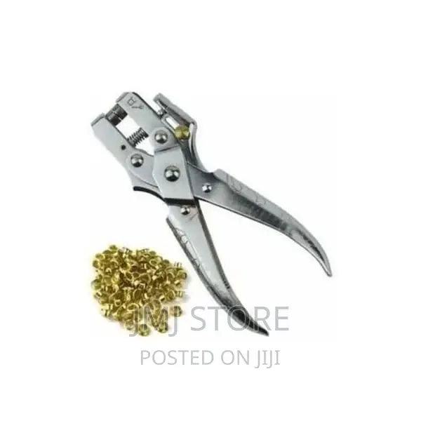 Belt Puncher With 50 Free Eyelect Grommet -2 in 1