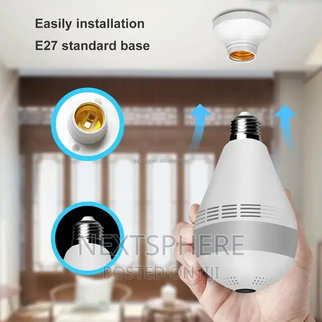 360° Panoramic Wifi IP Bulb With Fisheye Camera
Icsee App