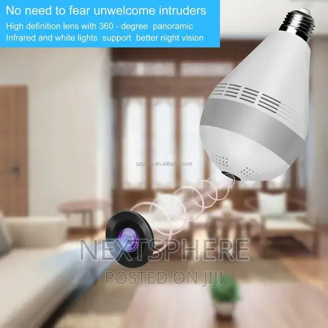 360° Panoramic Wifi IP Bulb With Fisheye Camera
Icsee App