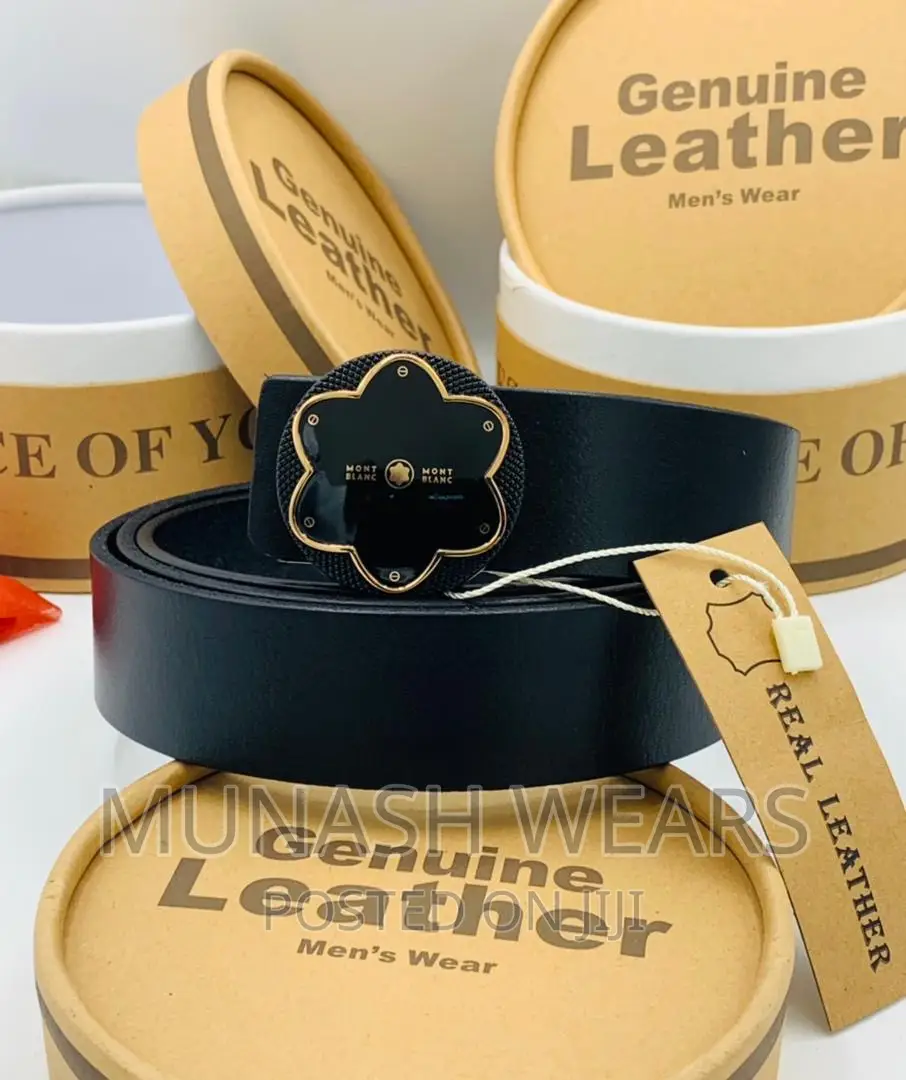 Luxury Leather Belt Collection