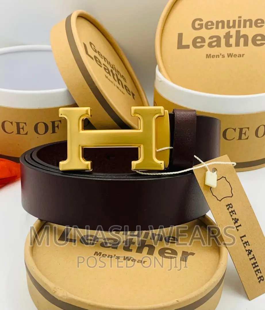 Luxury Leather Belt Collection