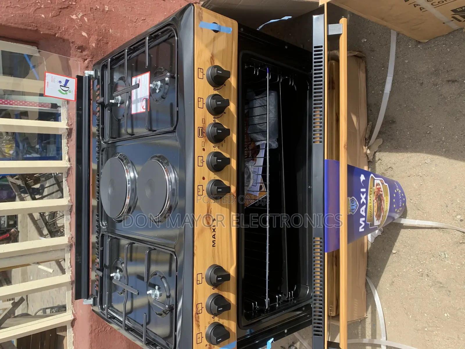 Maxi 60X90 (4 Gas + 2 Electric)WOOD