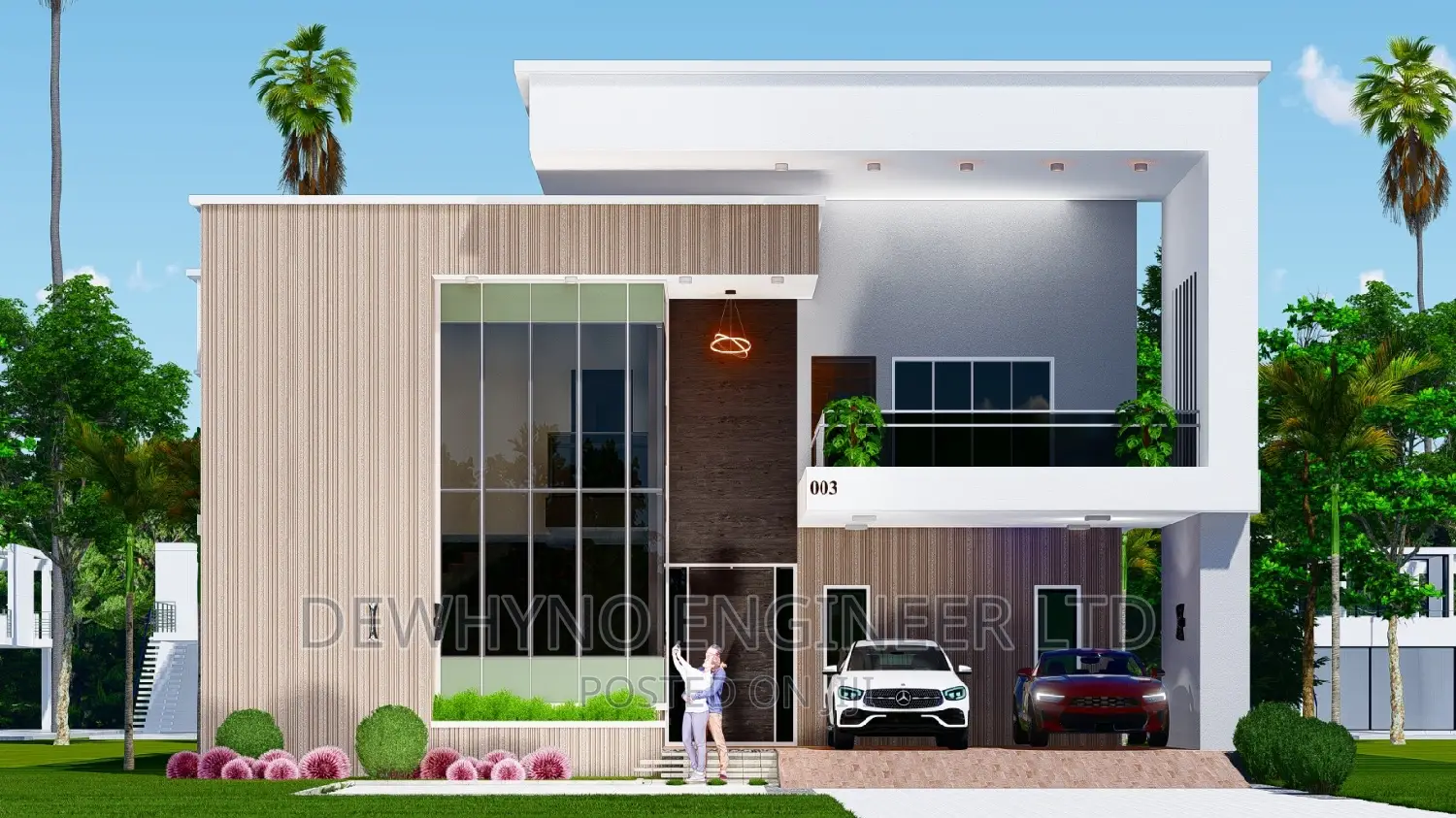 Design and Build of a 5 Bedroom Contemporary Duplex