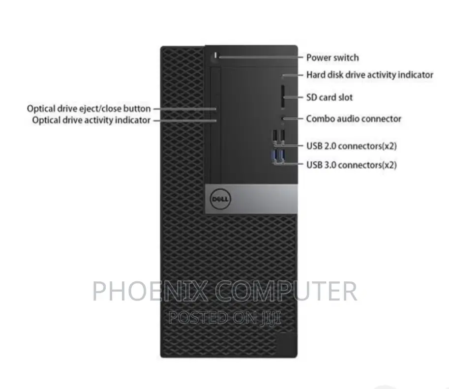 Desktop Computer Dell OptiPlex 7040 16GB Intel Core I7 HDD+SSD 512GB