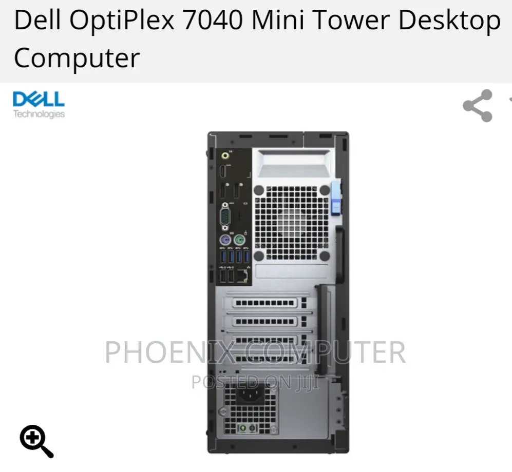 Desktop Computer Dell OptiPlex 7040 16GB Intel Core I7 HDD+SSD 512GB
