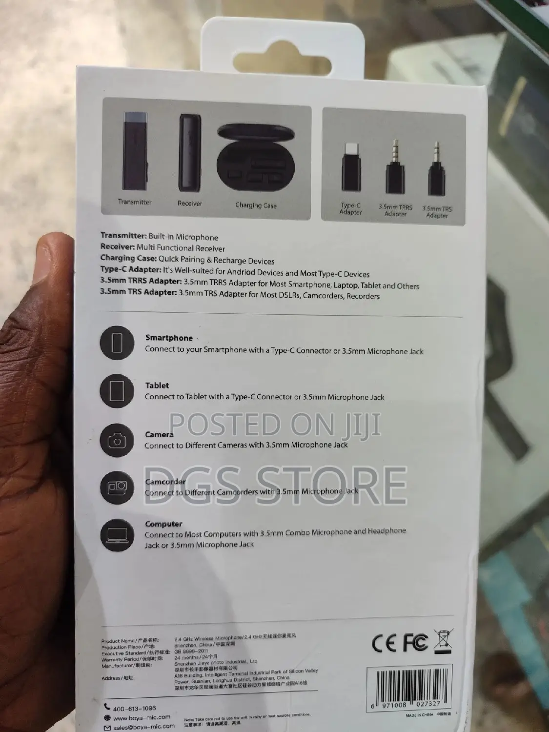 Boya by Wm3u Wireless Microphone