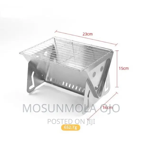 2 in 1 Stainless Steel Barbecue Grill / Charcoal Pot