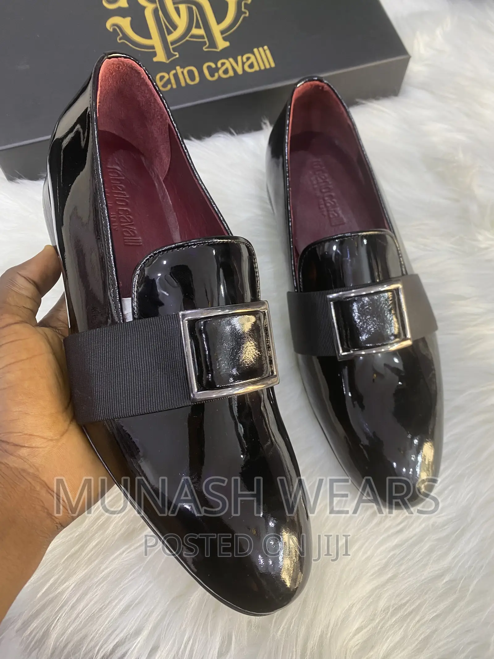 Luxury Italian Roberto CAVALLI Leather Shoe