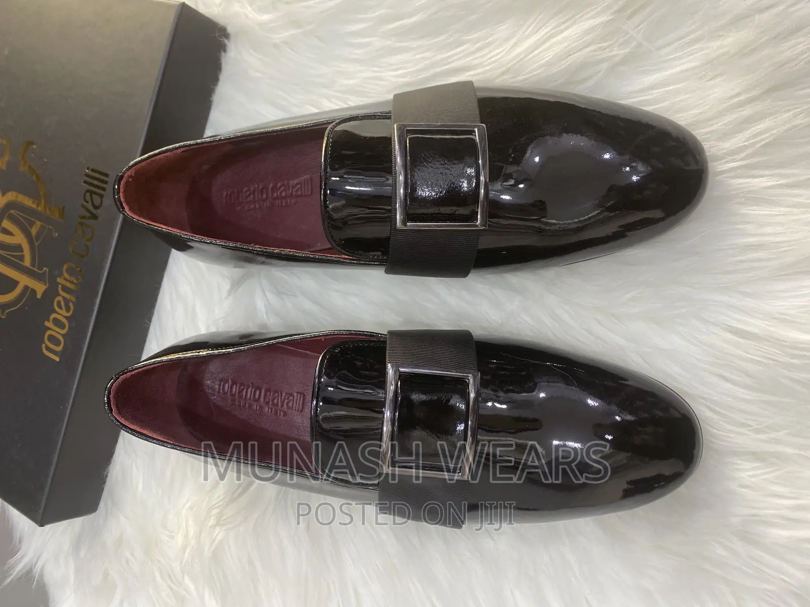 Luxury Italian Roberto CAVALLI Leather Shoe