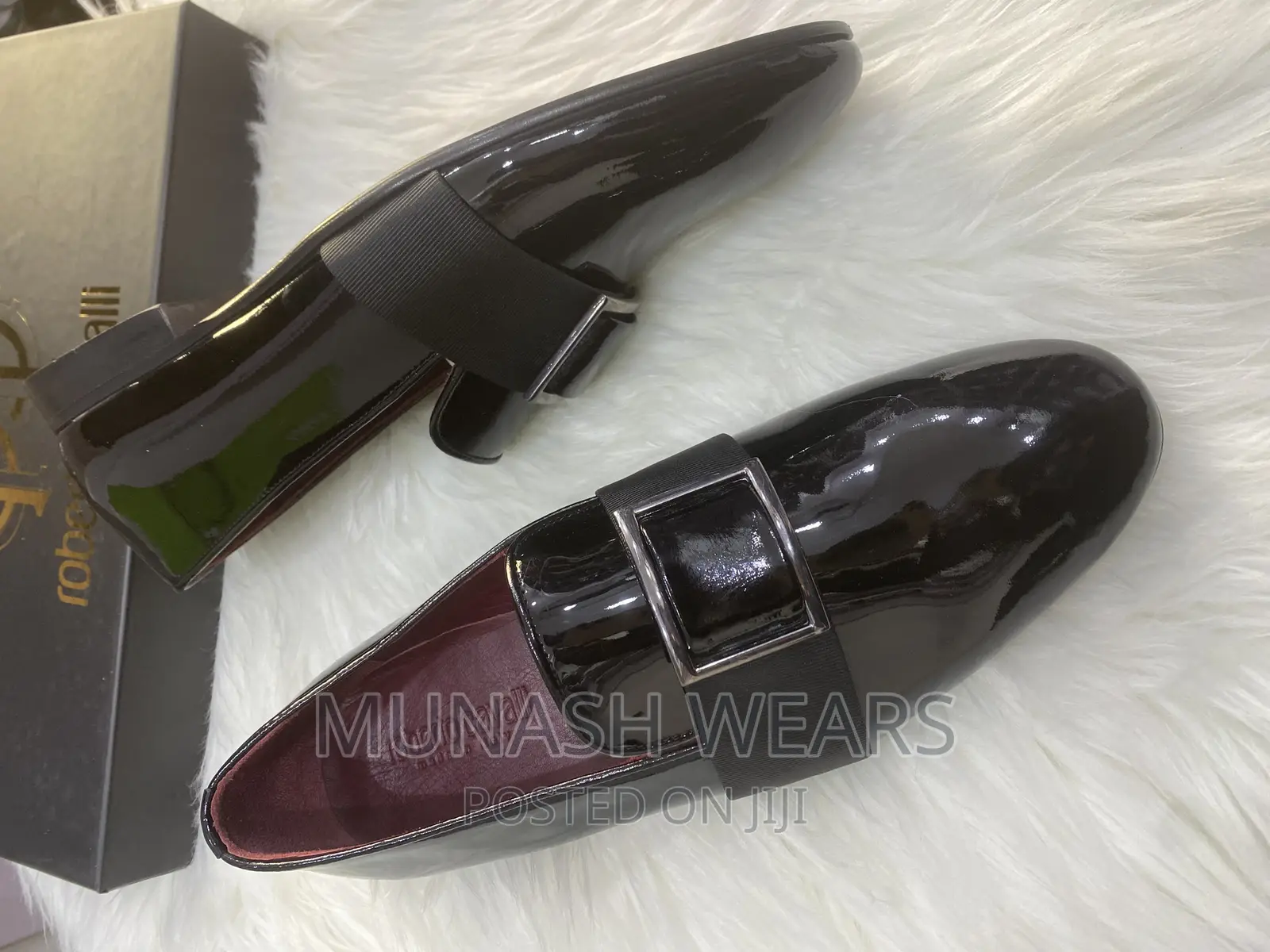 Luxury Italian Roberto CAVALLI Leather Shoe