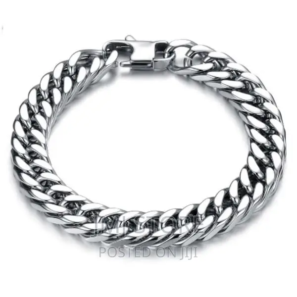 Silver Punk Bracelet for Men