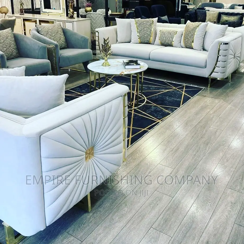 White Sofas Set