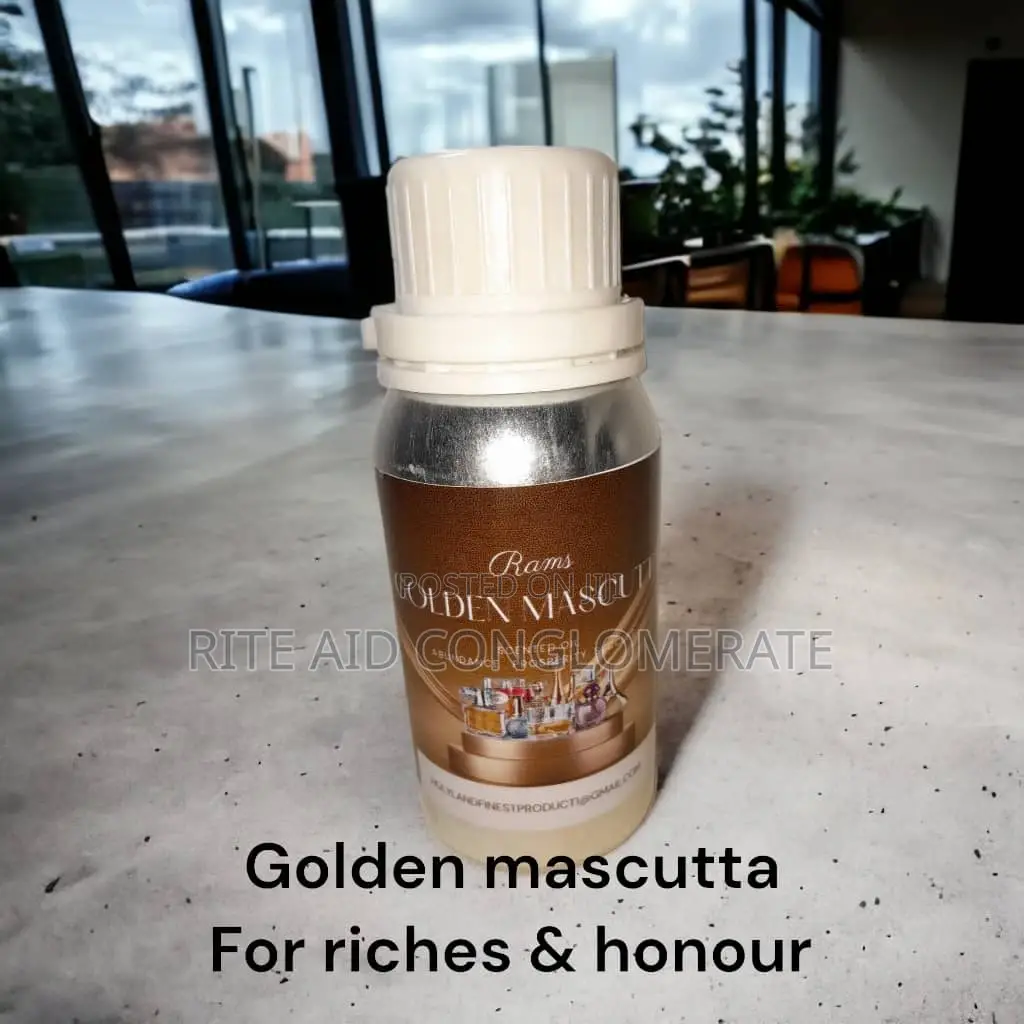 Jerusalem Consecrated Prosperity Oil ( Golden Mascutta)
