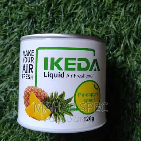 IKEDA Liquid Air Freshener for Cars Pineapple Fragrance-120g