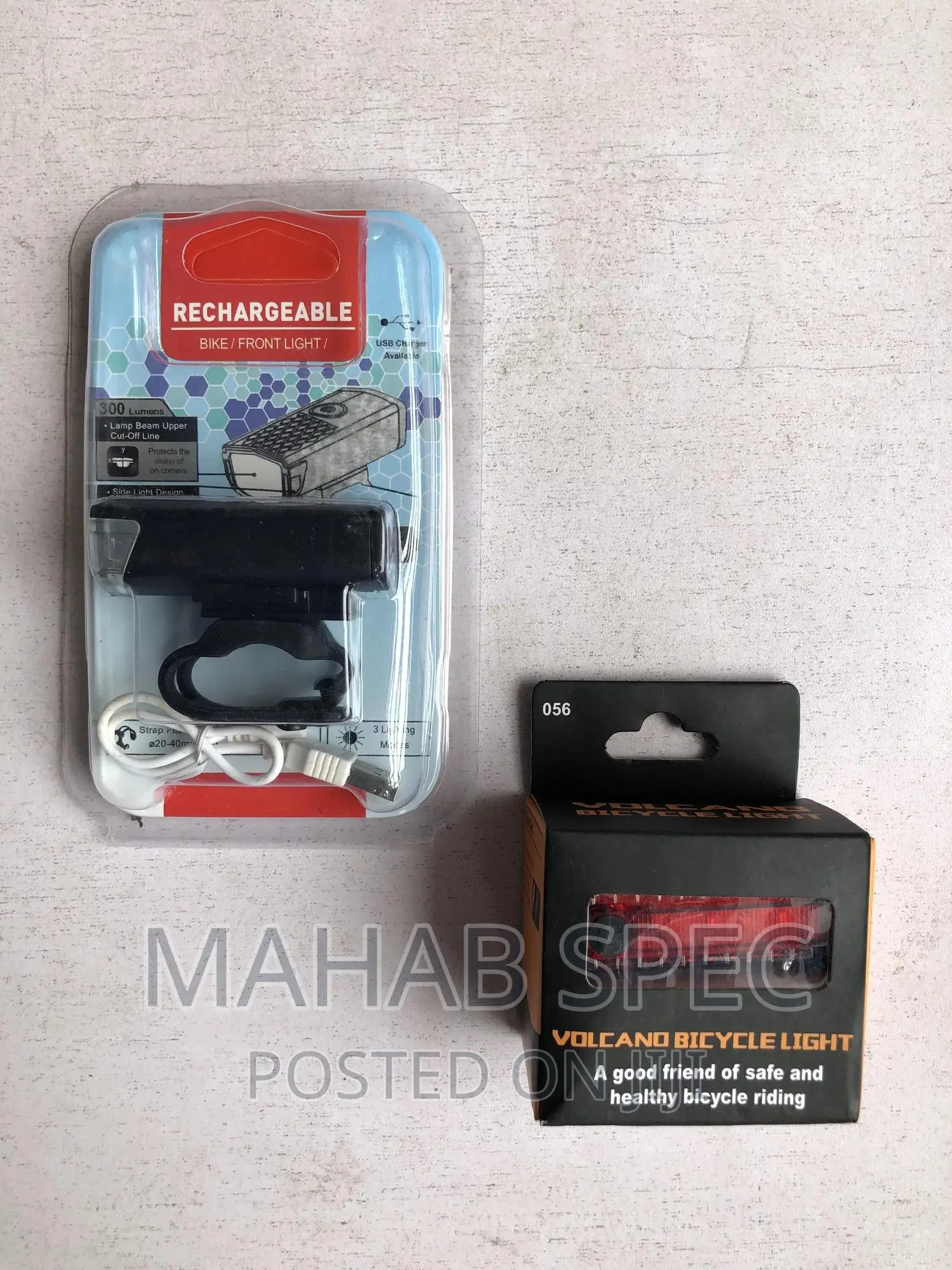 Rechargeable Bicycle Front And Rear Lights With USB