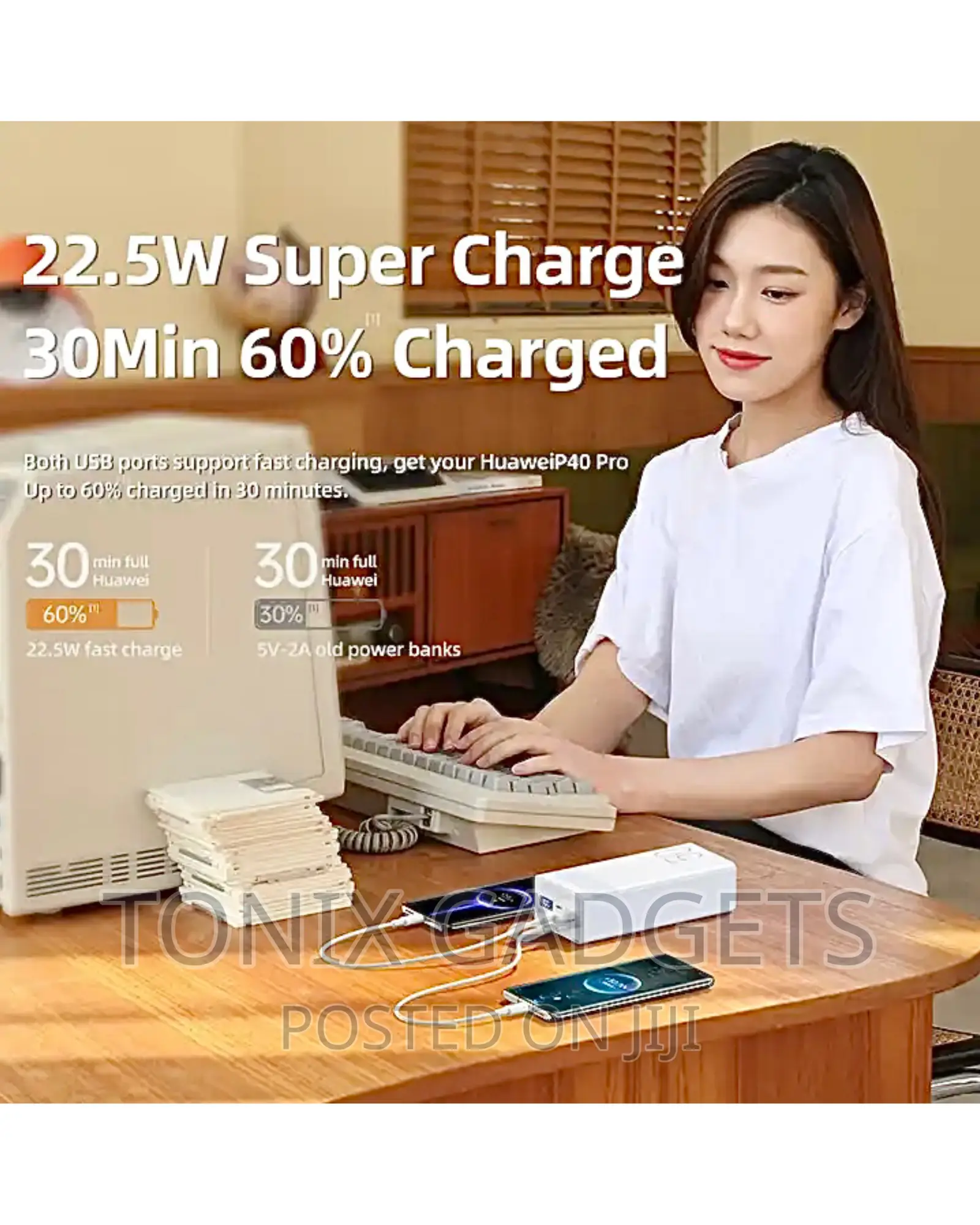 50000mah Fast Charge Powerbank With Led Light