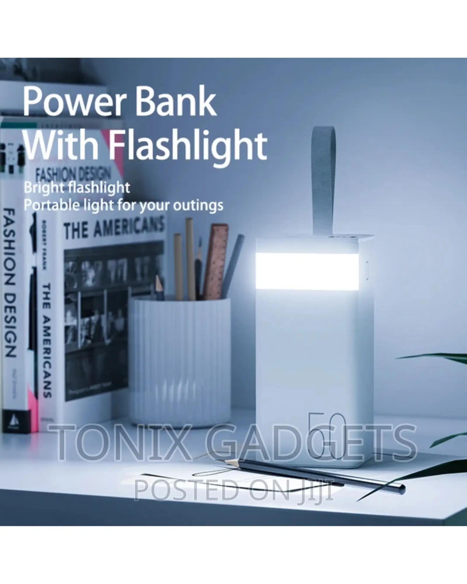 50000mah Fast Charge Powerbank With Led Light