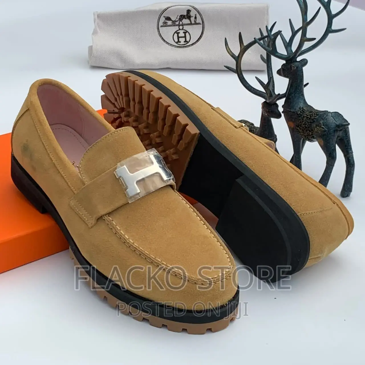 Original Hermes Casual Loafers Shoes