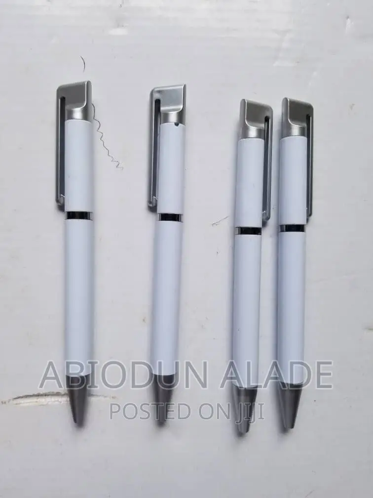 50 Pieces of White Customizable Pen