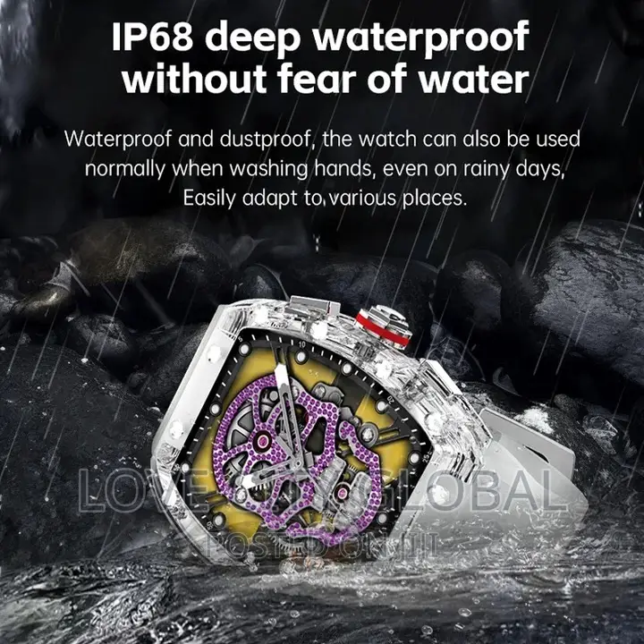 Crystalclear Translucent Ultra8 Ws6 Richardmille Smartwatch