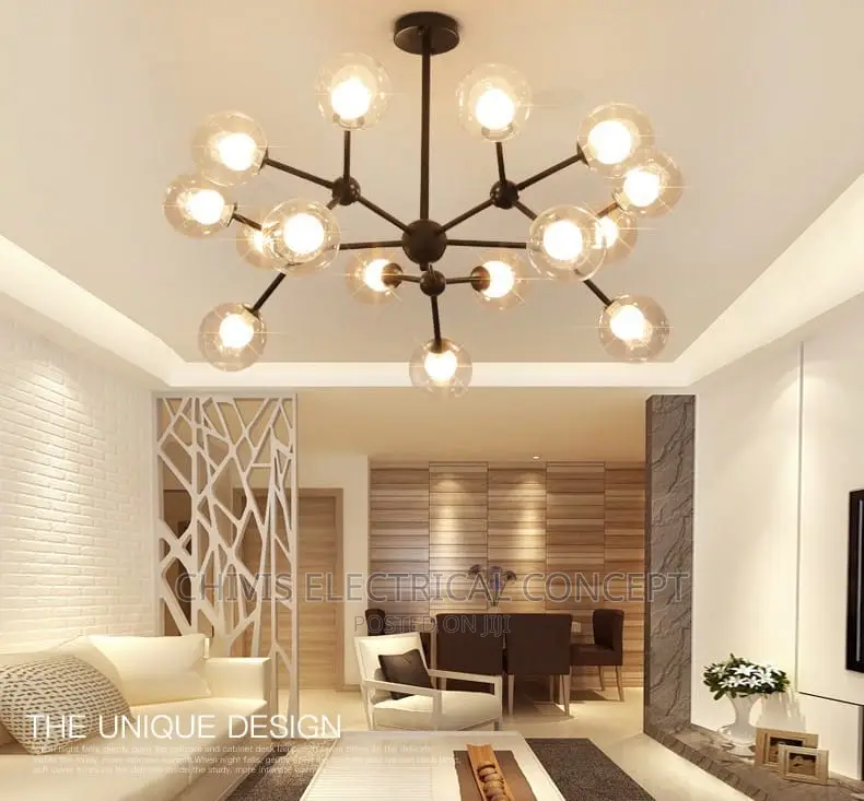 2023 LED Firefly Sputnik Chandelier Light Stylish Tree