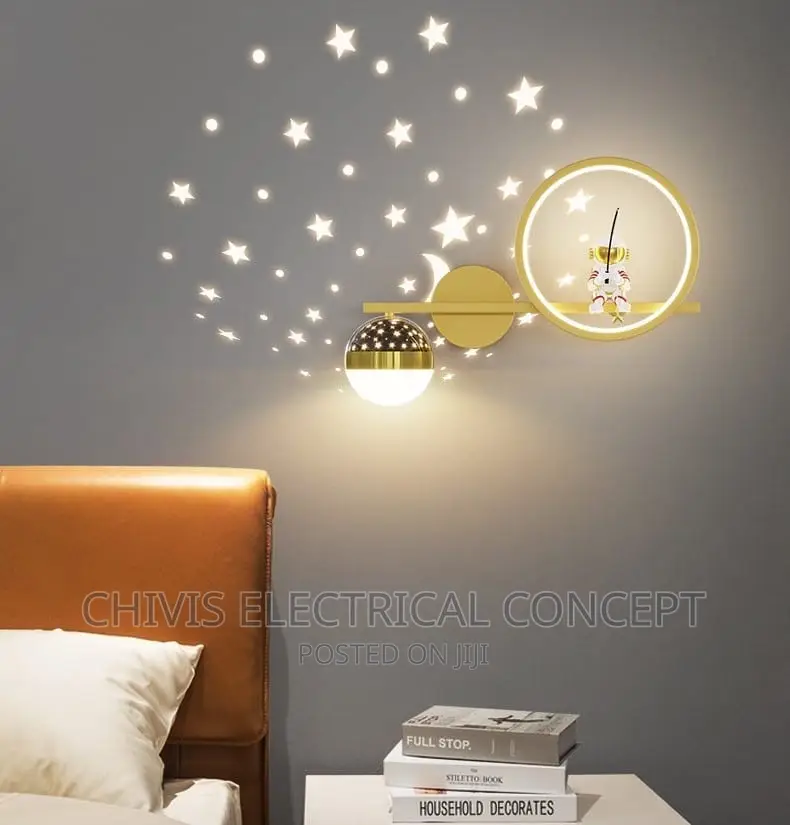 Nordic Modern LED Wall Lamp Children Room Wall Light