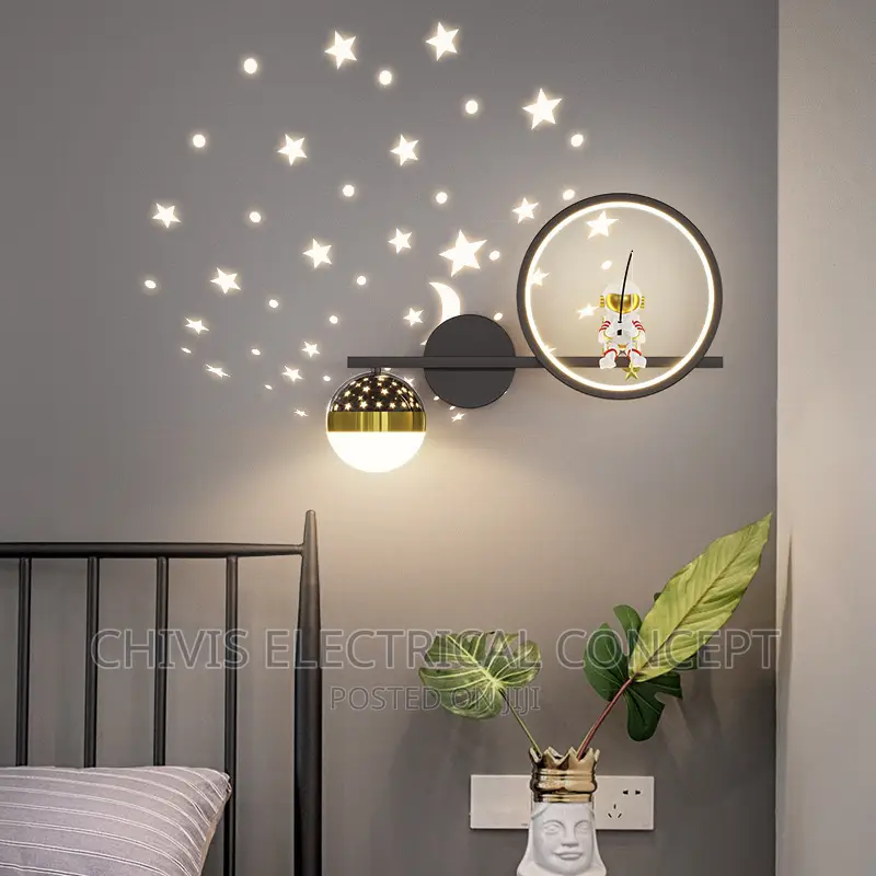 Nordic Modern LED Wall Lamp Children Room Wall Light