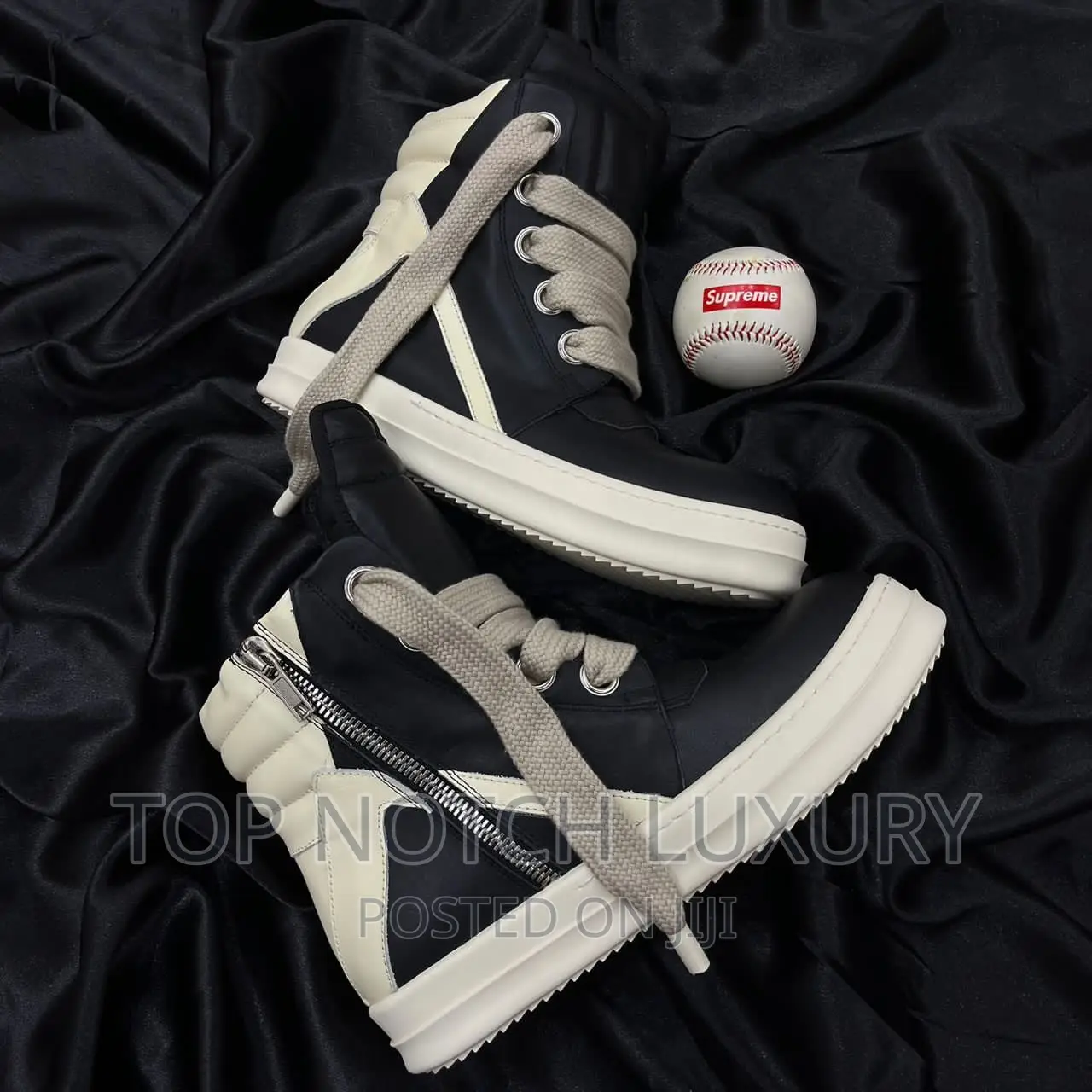 ORIGINAL Rick Owens Jumbo Lace Geobasket*MEN WOMEN SNEAKERS