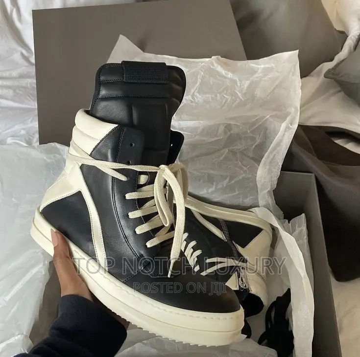 ORIGINAL Rick Owens Jumbo Lace Geobasket*MEN WOMEN SNEAKERS