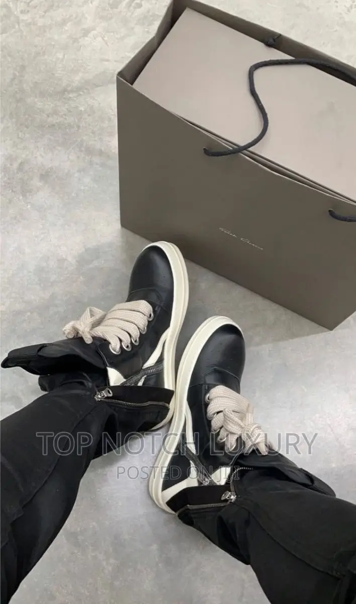 ORIGINAL Rick Owens Jumbo Lace Geobasket*MEN WOMEN SNEAKERS