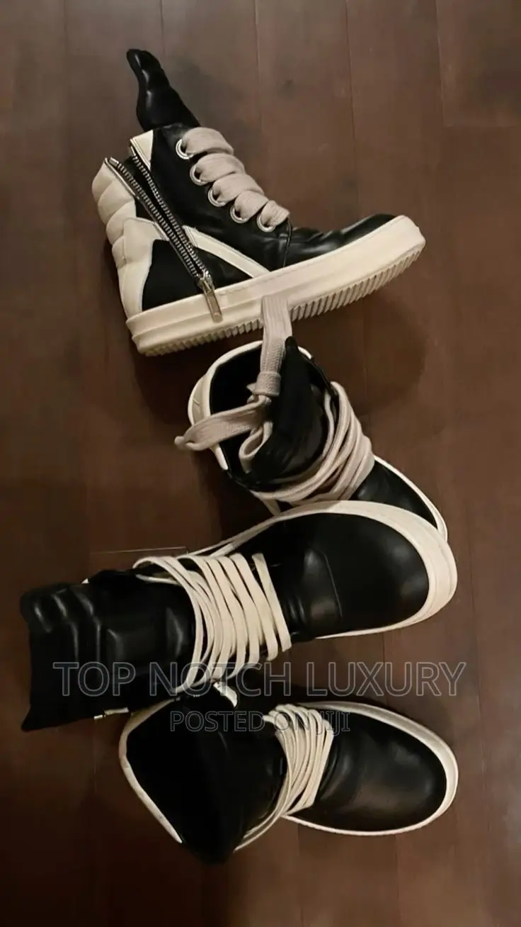 ORIGINAL Rick Owens Jumbo Lace Geobasket*MEN WOMEN SNEAKERS