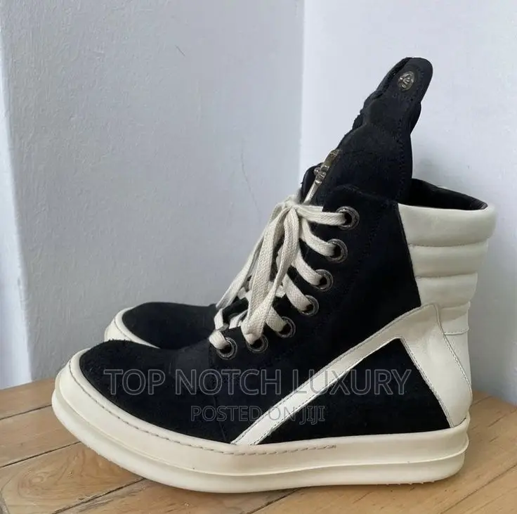 ORIGINAL Rick Owens Jumbo Lace Geobasket*MEN WOMEN SNEAKERS