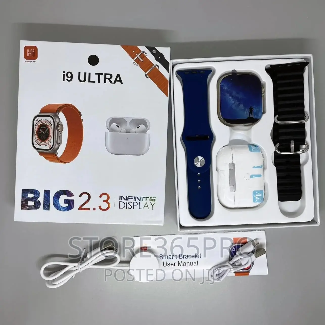 I9 Ultra Smart Watch With Free Airpod