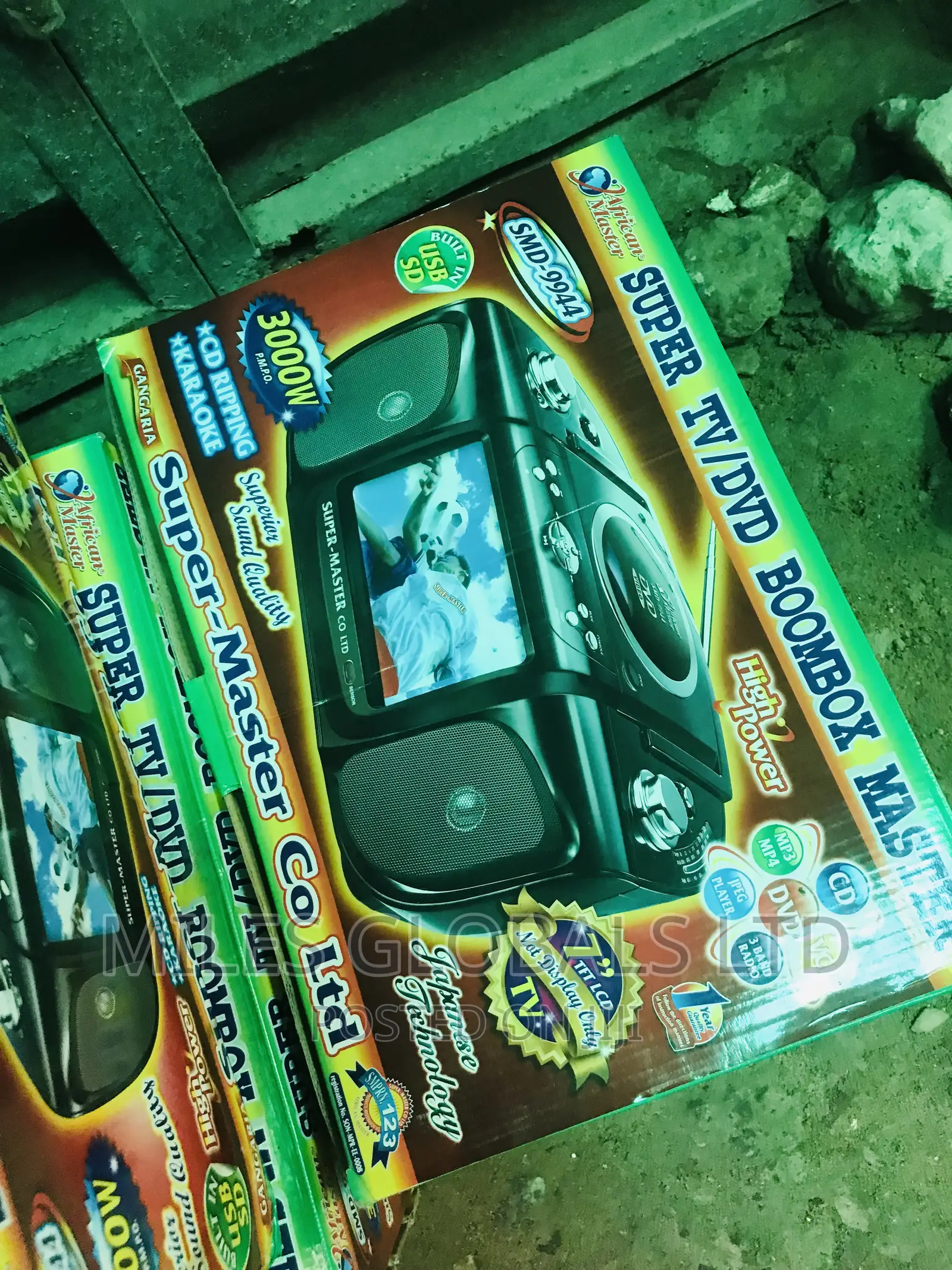 Super Master Super Tv/DVD Boombox Master