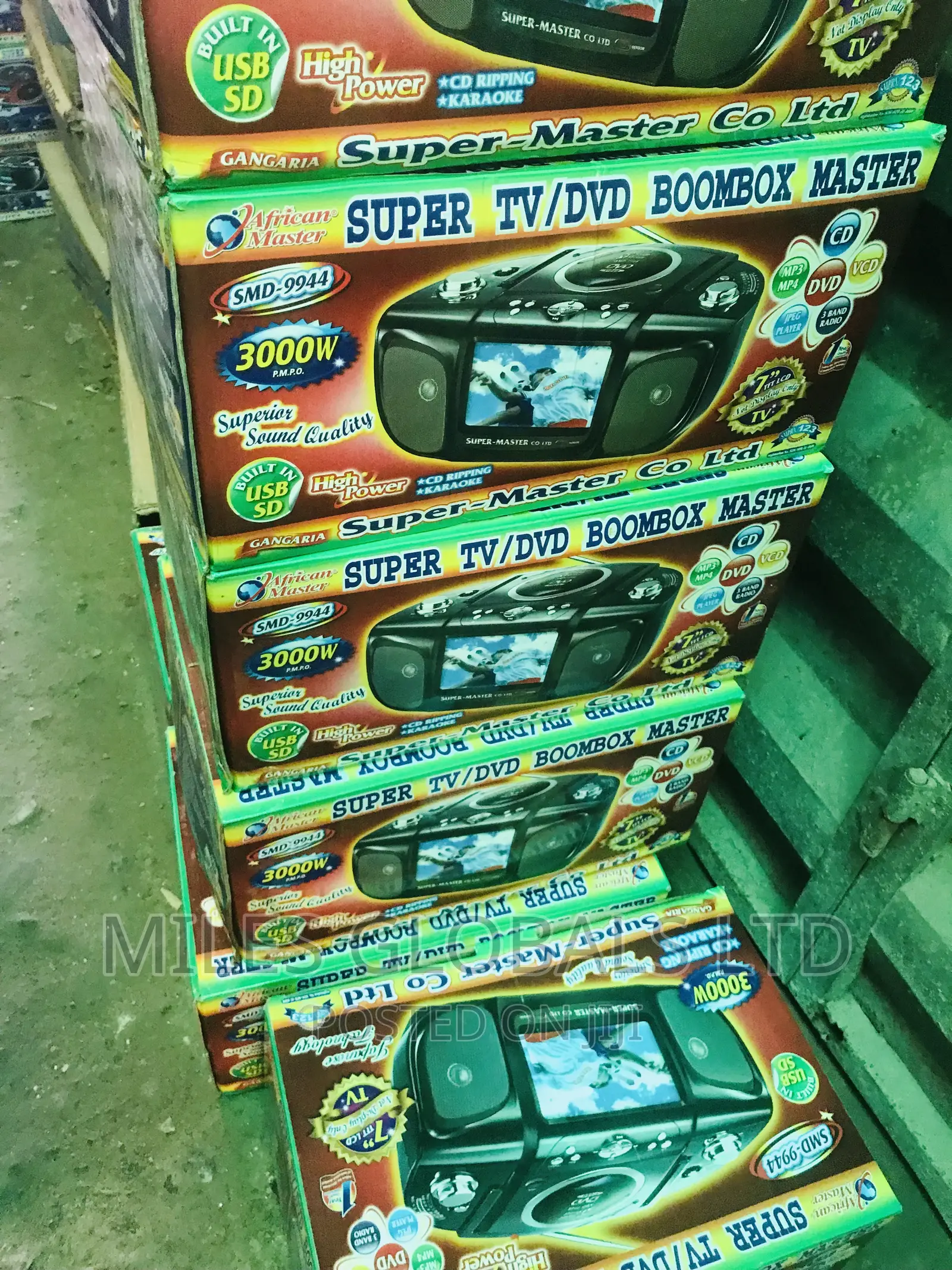 Super Master Super Tv/DVD Boombox Master
