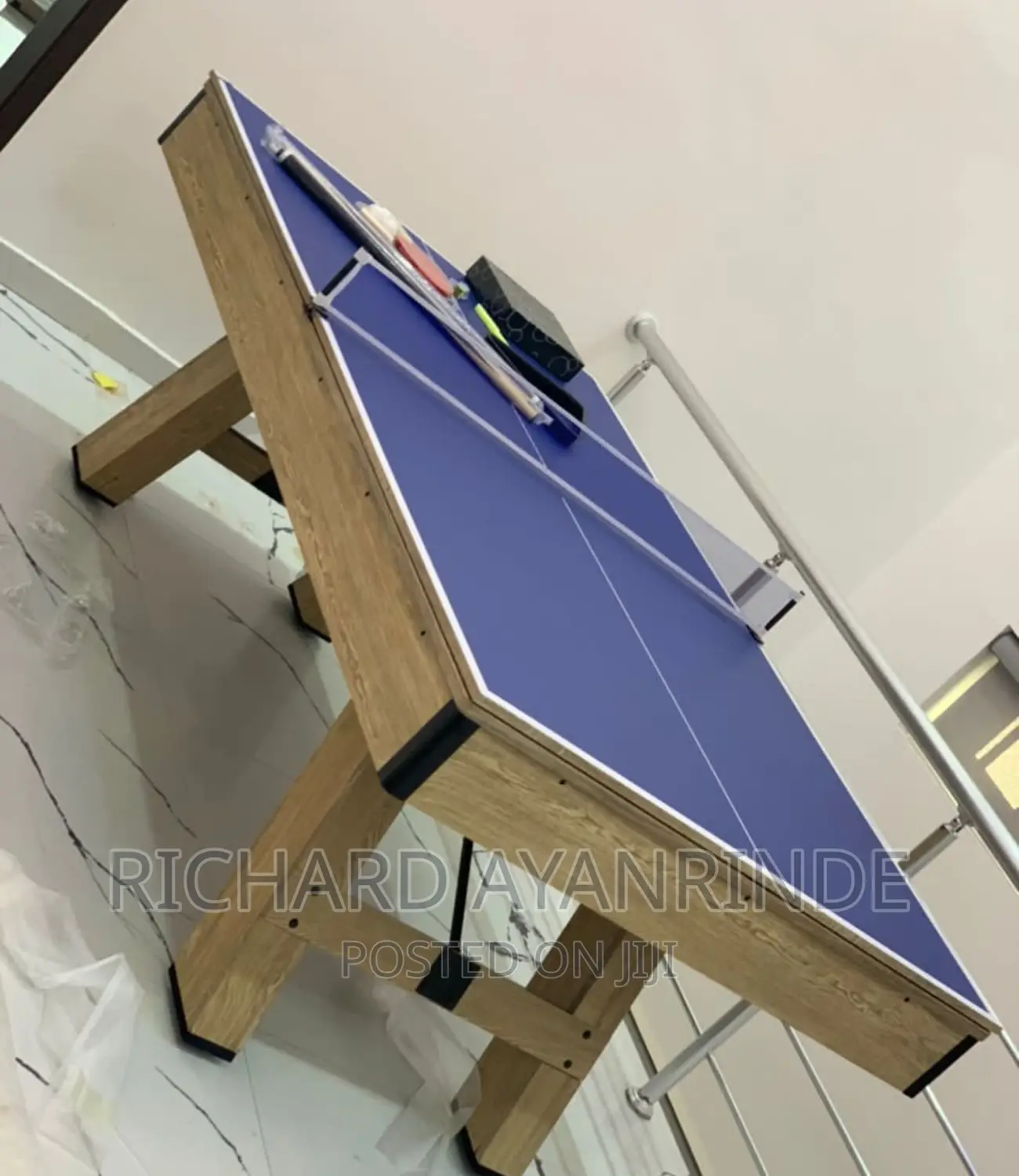 Original European Standard 2 in 1. Table Tennis and Snooker