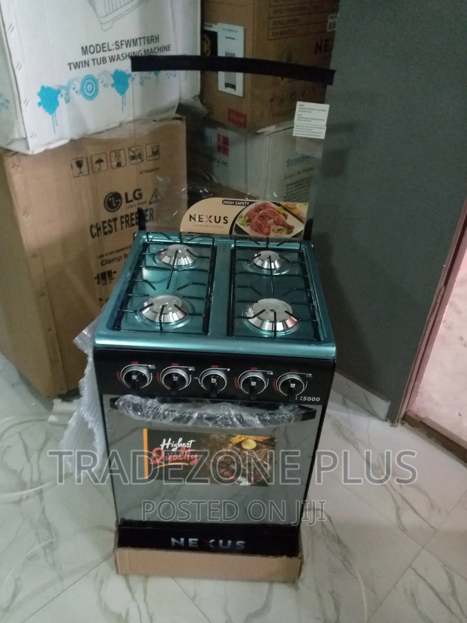 Nexus 4+0 Gas Cooker-Nx-5055bc