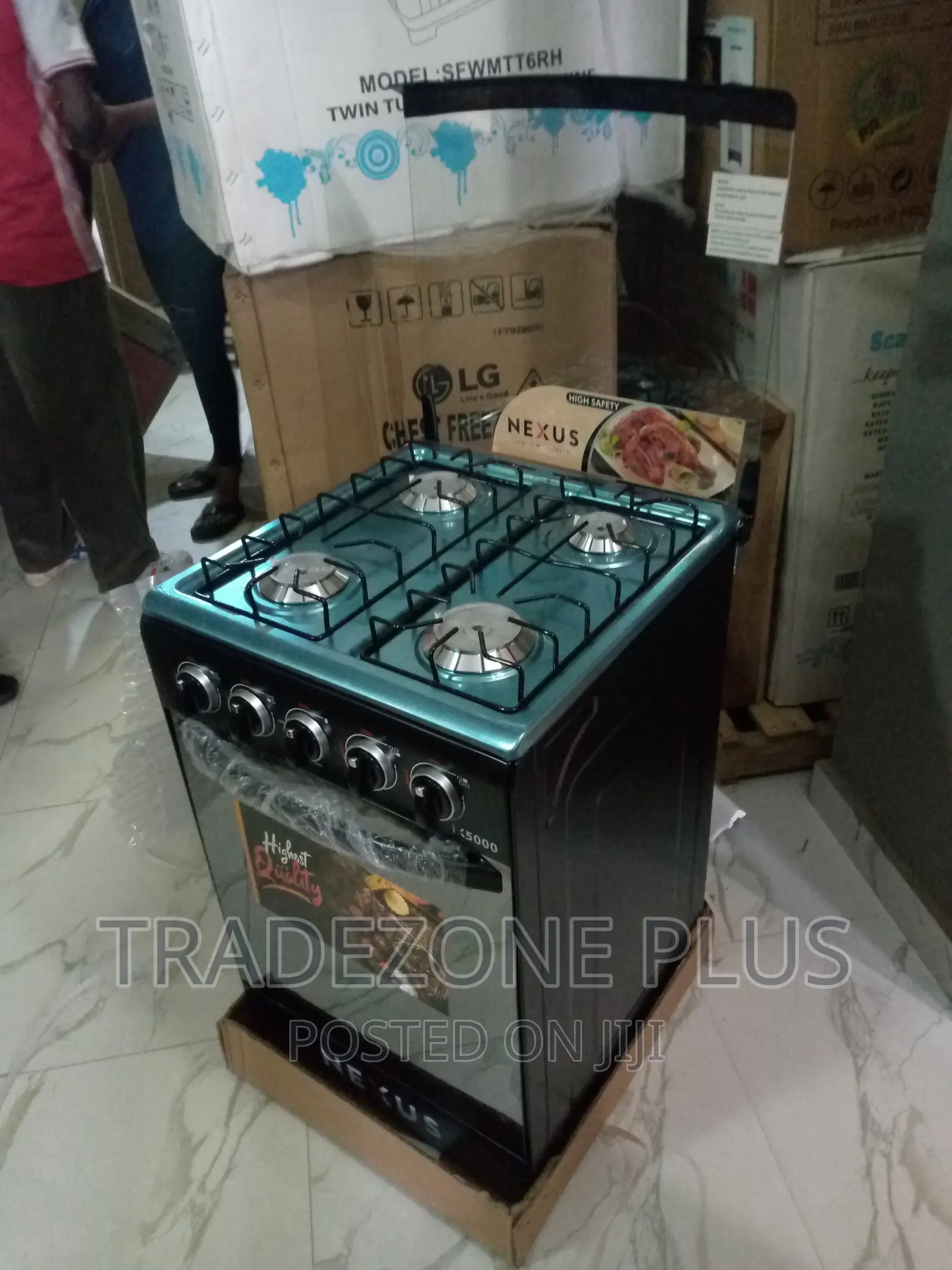 Brand New Nexus 4+0 Gas Cooker-Nx-5055bc