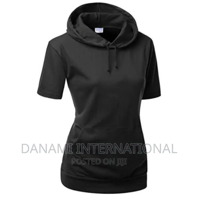 Danami Female Short Sleeve Hooded T-Shirt With Pocket